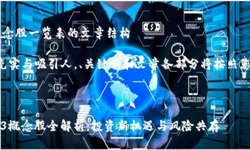 关于科创Web3概念股一览表的文章结构

为了保证内容的充实与吸引人，、关键词和文章各部分将按照您的需求具体撰写。

与关键词

2023年科创Web3概念股全解析：投资新机遇与风险共存